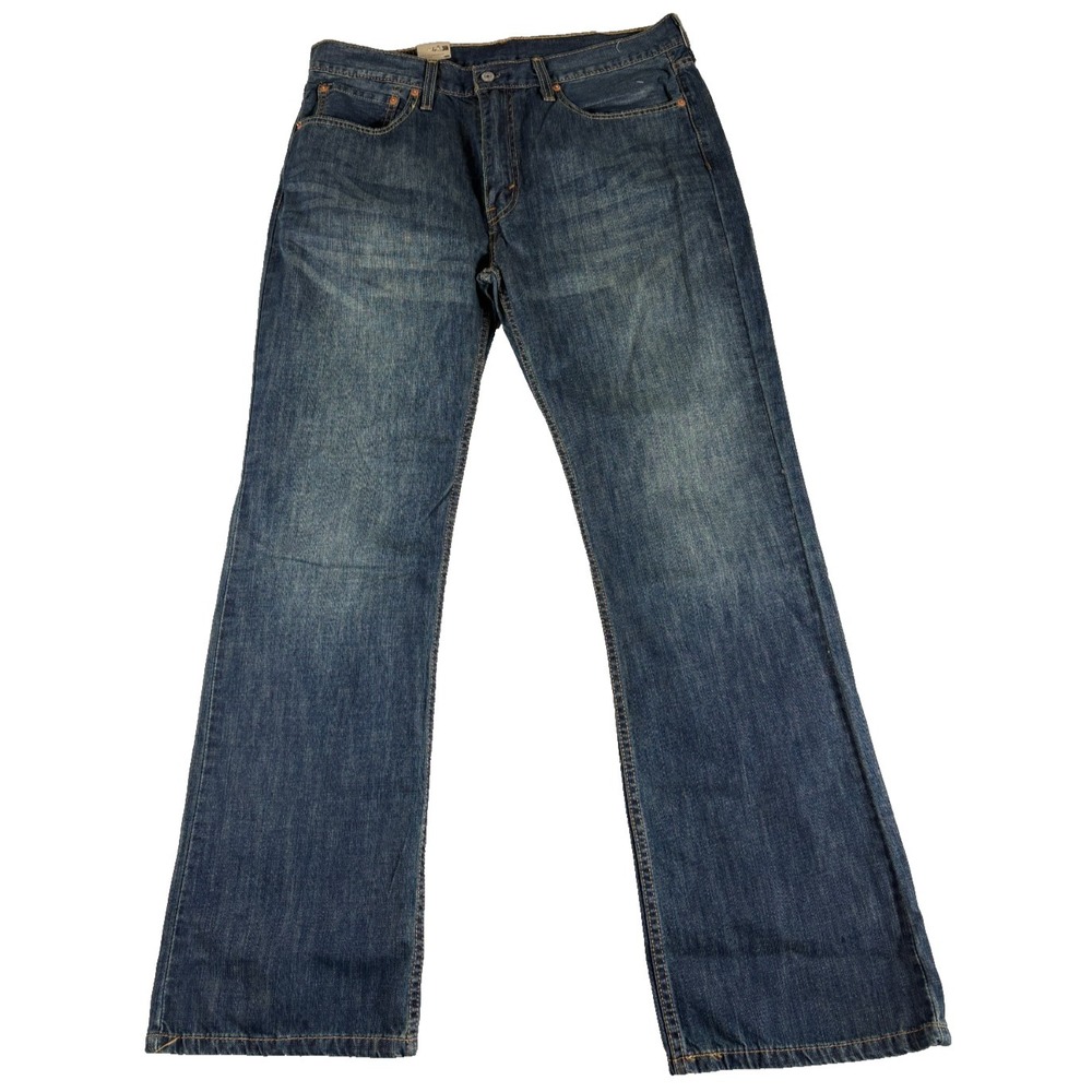 Levi's 527 Slim Bootcut Jeans Mens 36x36 (36x30.5) Blue Denim Medium Wash Casual